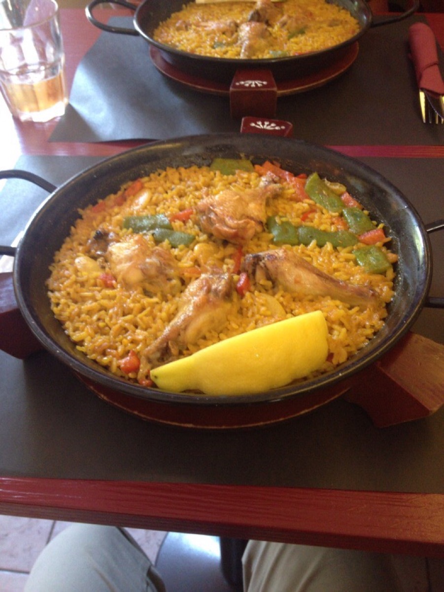 スペイン料理のパエリア