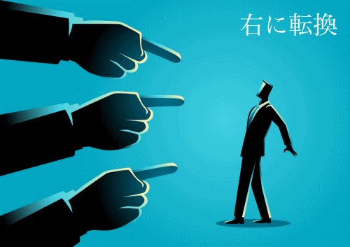 トランジション効果-右に転換