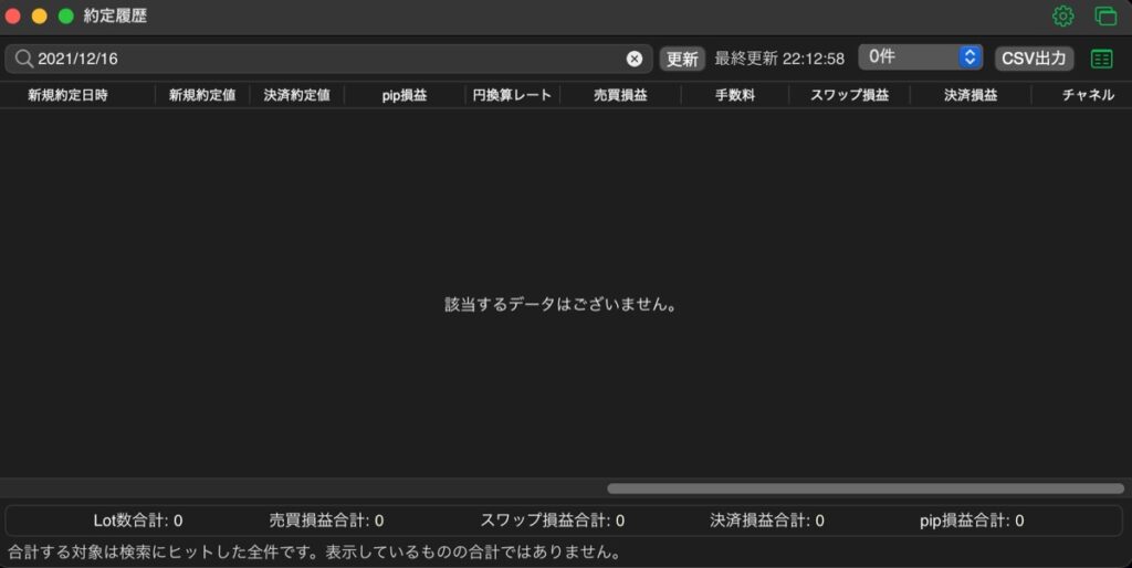15日目-売買実績