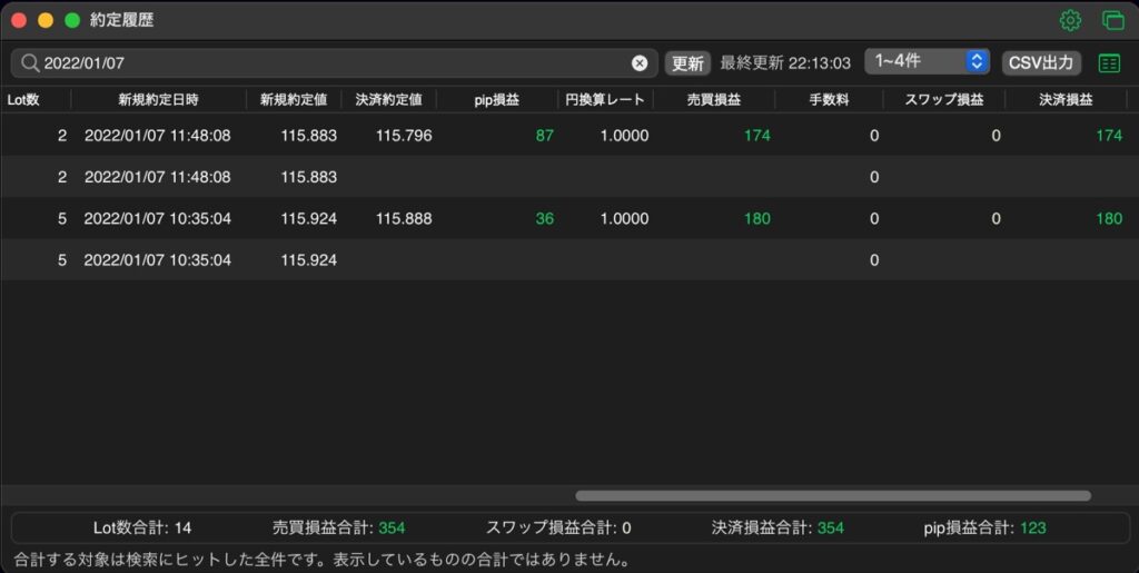 37日目-売買実績