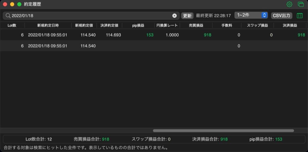 48日目-売買実績