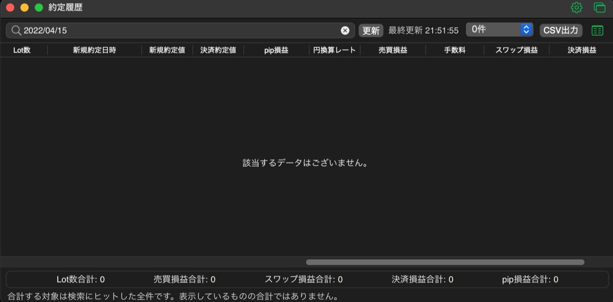 135日目-売買実績