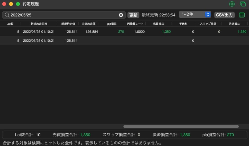 175日目-売買実績